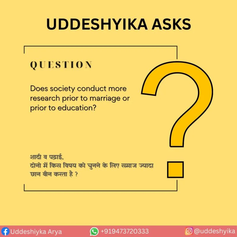 Uddeshyika Asks